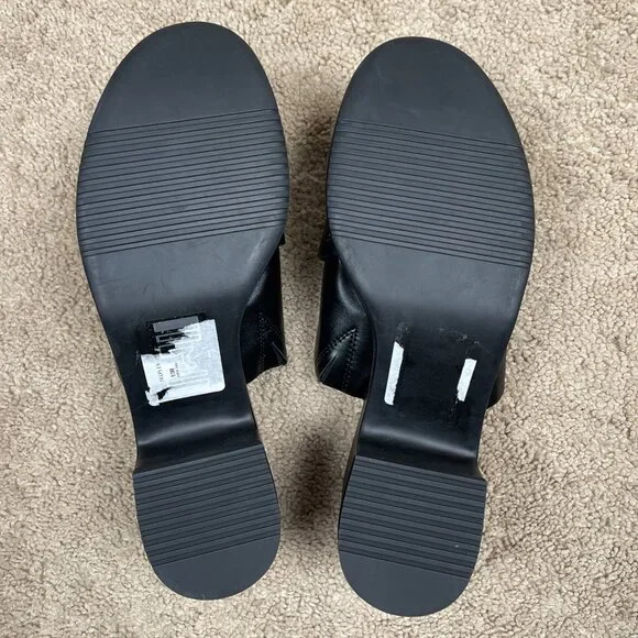 Nordstrom Heels Womens 9.5 Black Chunky Platform Y2K Inspired Block Heel NEW - Picture 7 of 9